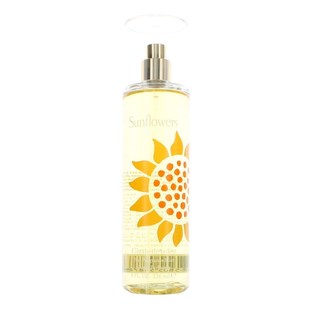Bottle of Sunflowers by Elizabeth Arden, 8 oz Fine Fragrance Mist for Women